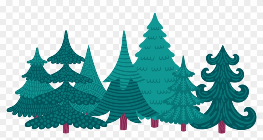 It's That Time Of Year Again - Group Of Christmas Trees Png Clipart