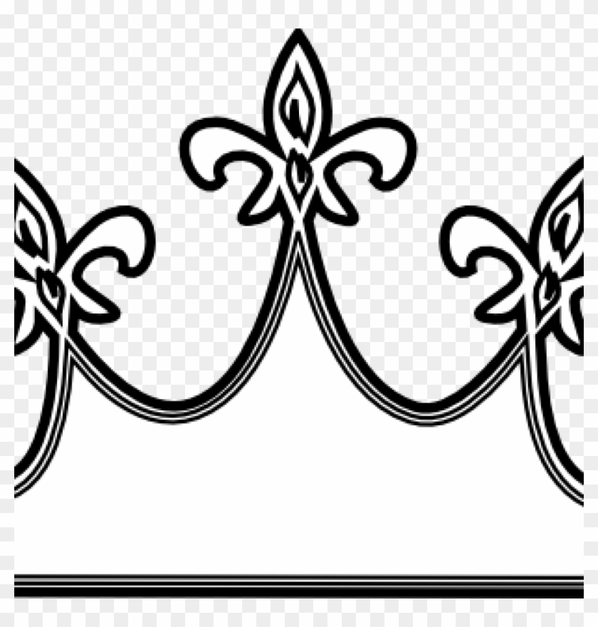 Black And White Crown Clipart 19 Princess Crown Graphic - Princess Crown Clipart Black And White - Png Download