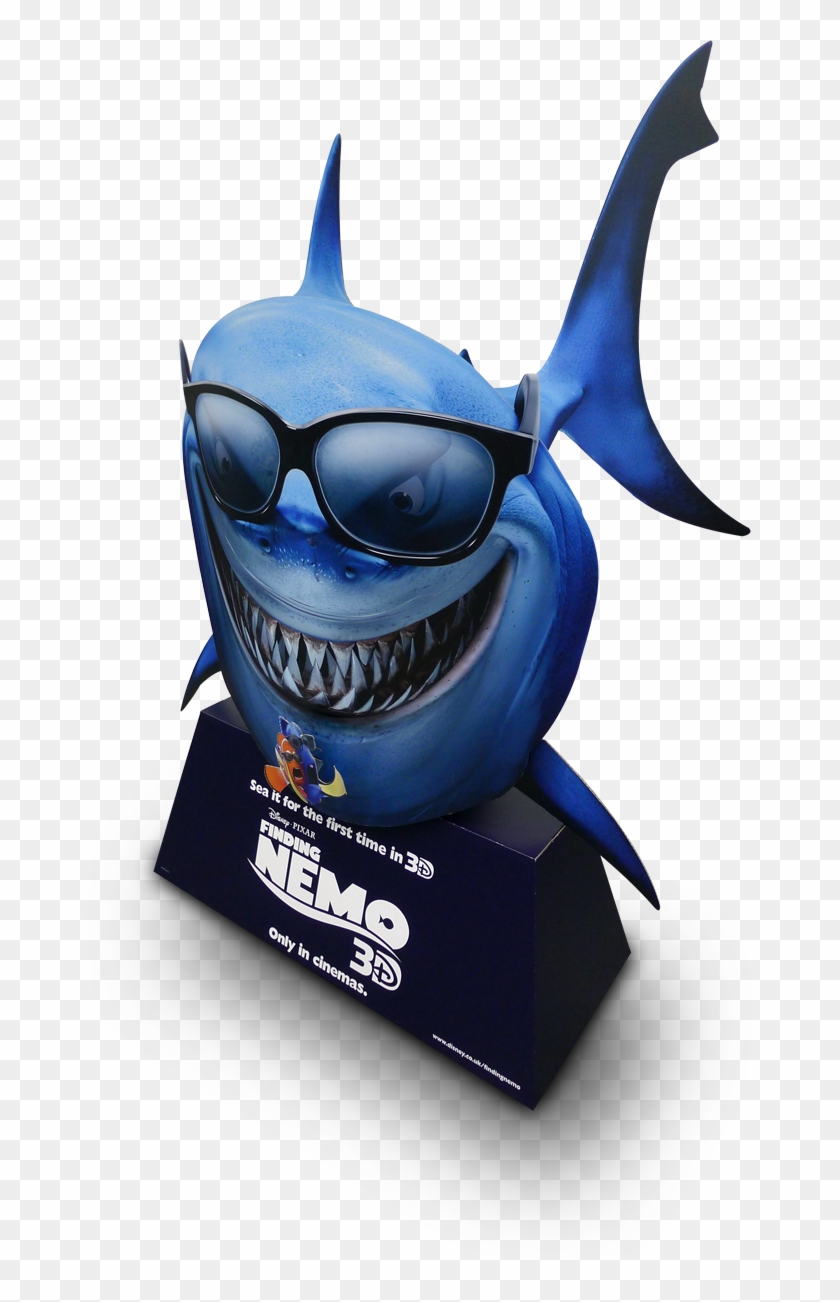 3/4 Front View The Body Of The Great White Shark Is - Finding Nemo Clipart