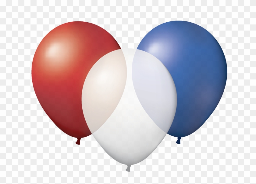 Blue And White Balloons Png Clip Art Black And White - Balloon Transparent Png