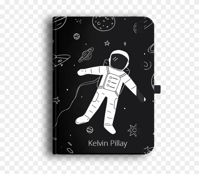 Picture Of Spaceman Luxury Journal - Hand Drawn Milky Way Clipart #1272932