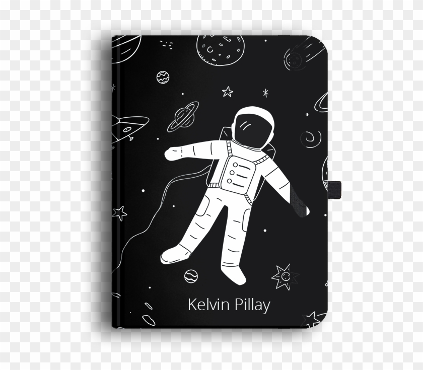 Picture Of Spaceman Luxury Journal - Hand Drawn Milky Way Clipart