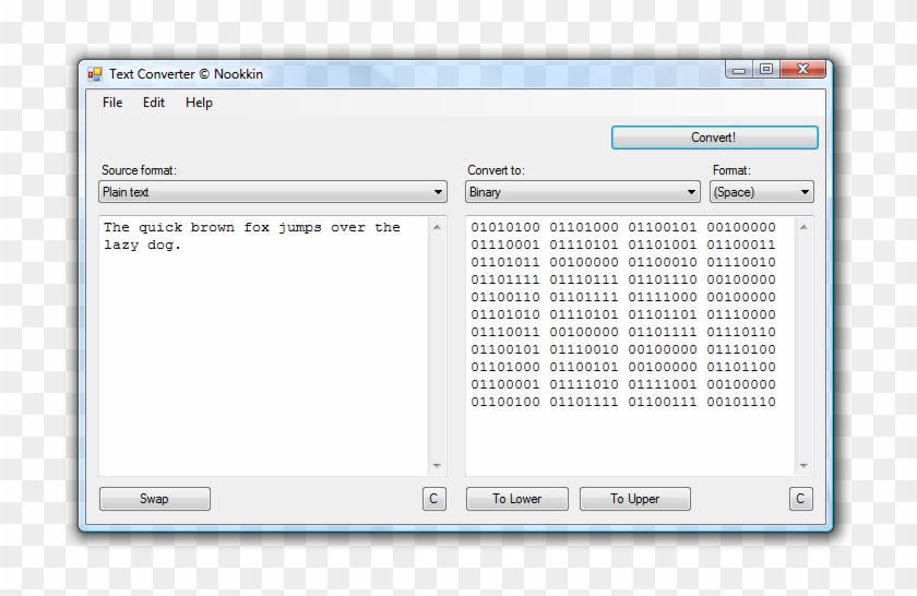 Text To Binary Code - Postman Variables Clipart