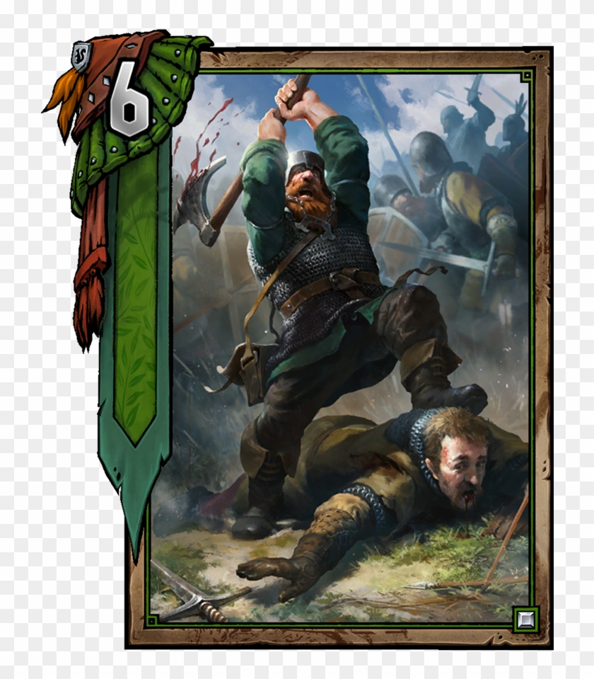 Dwarven Skirmisher - Gwent Dwarf Cards Clipart