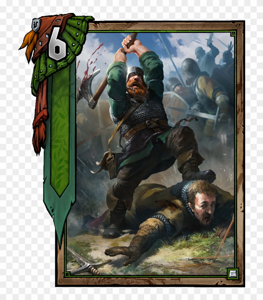 Dwarven Skirmisher - Gwent Dwarf Cards Clipart #1273205