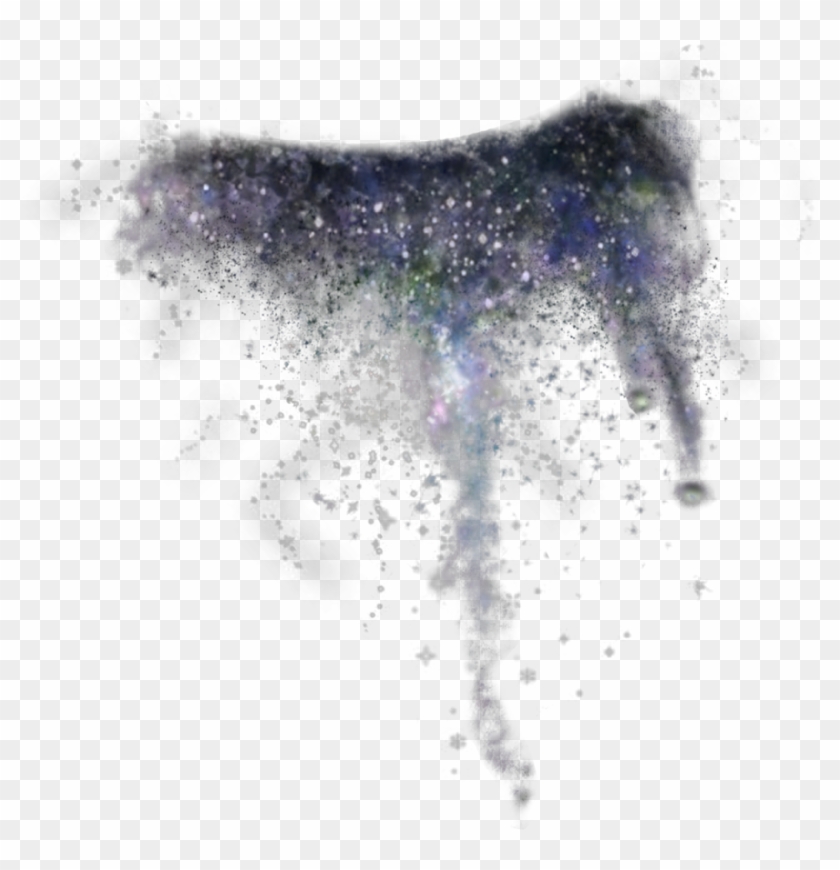 Glitter Glittertears Broken Blue Black Sticker - Sketch Clipart