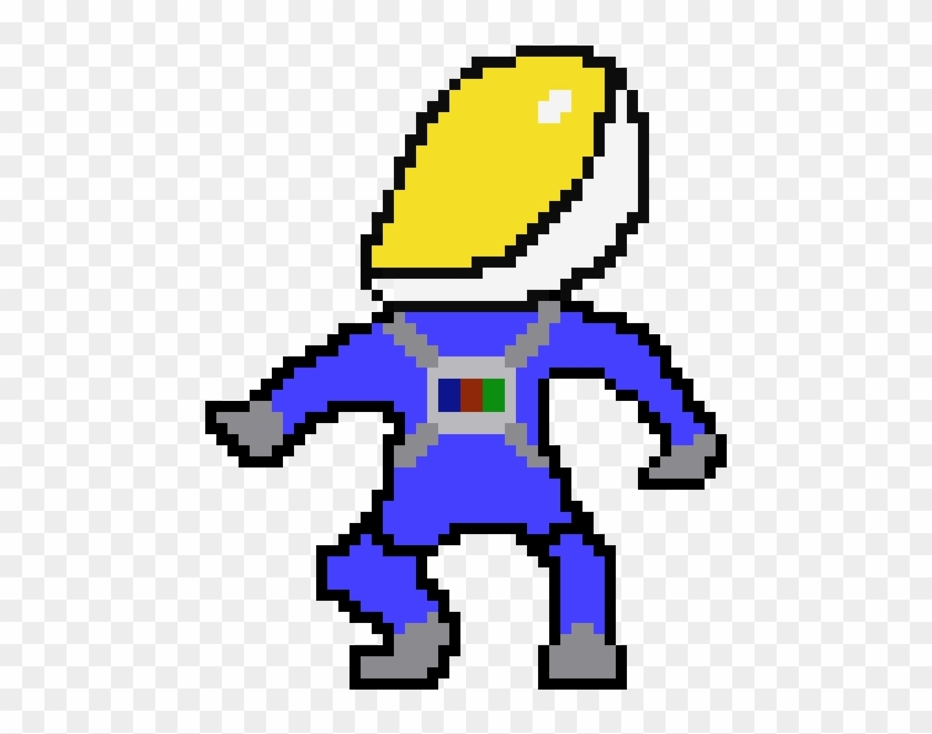 Spaceman Pixel Clipart