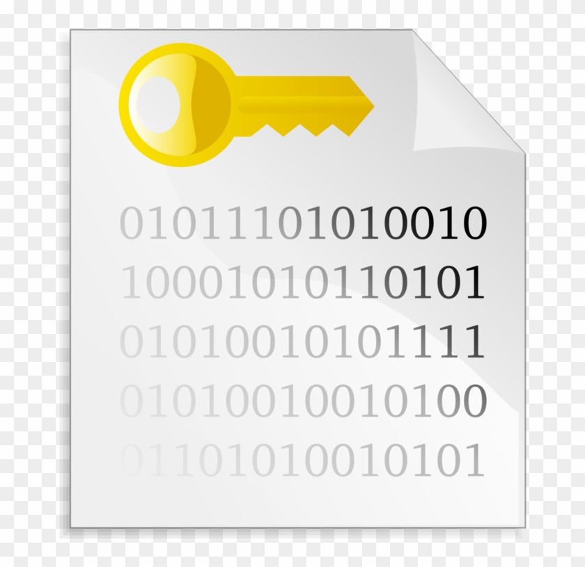 Binary File Binary Number Computer Icons Encryption - Binary File Clipart #1273605
