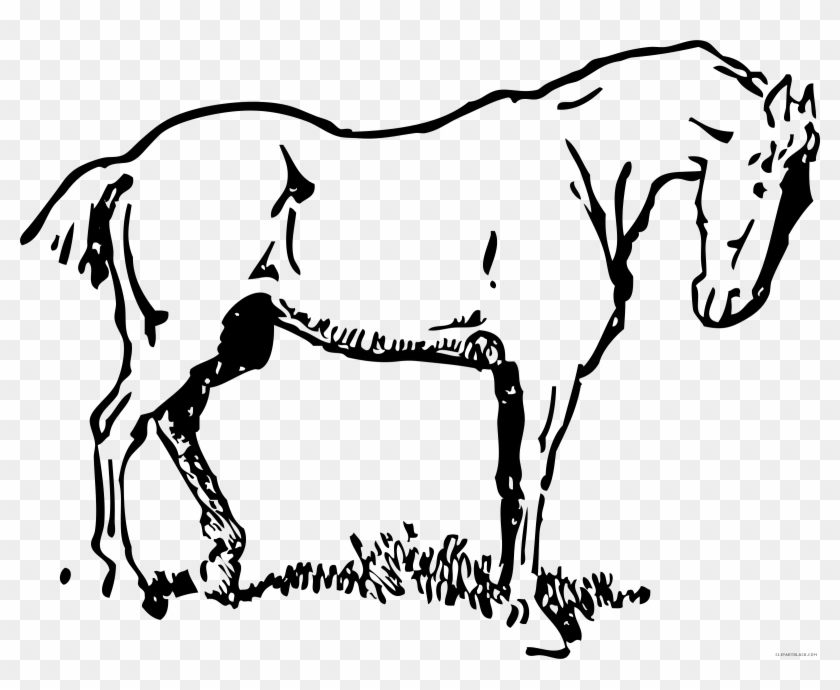 Clip Royalty Free Stock Draught Realistic Free Silhouette - Horse Clipart - Png Download