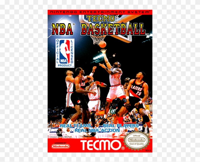 Tecmo Nba Basketball - Tecmo Nba Basketball Nintendo Clipart