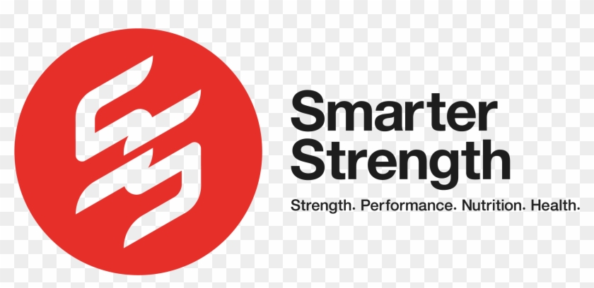 Cropped Smarter Strength Logo Red Icon Black Txt Lockup - Circle Clipart