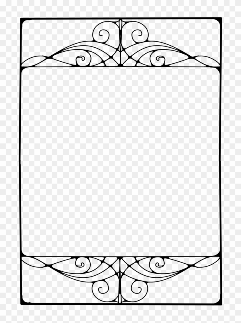521 Nouveau Frame 08 By Tigers-stock On Clipart Library - Frame Art Deco Png Transparent Png #1274448