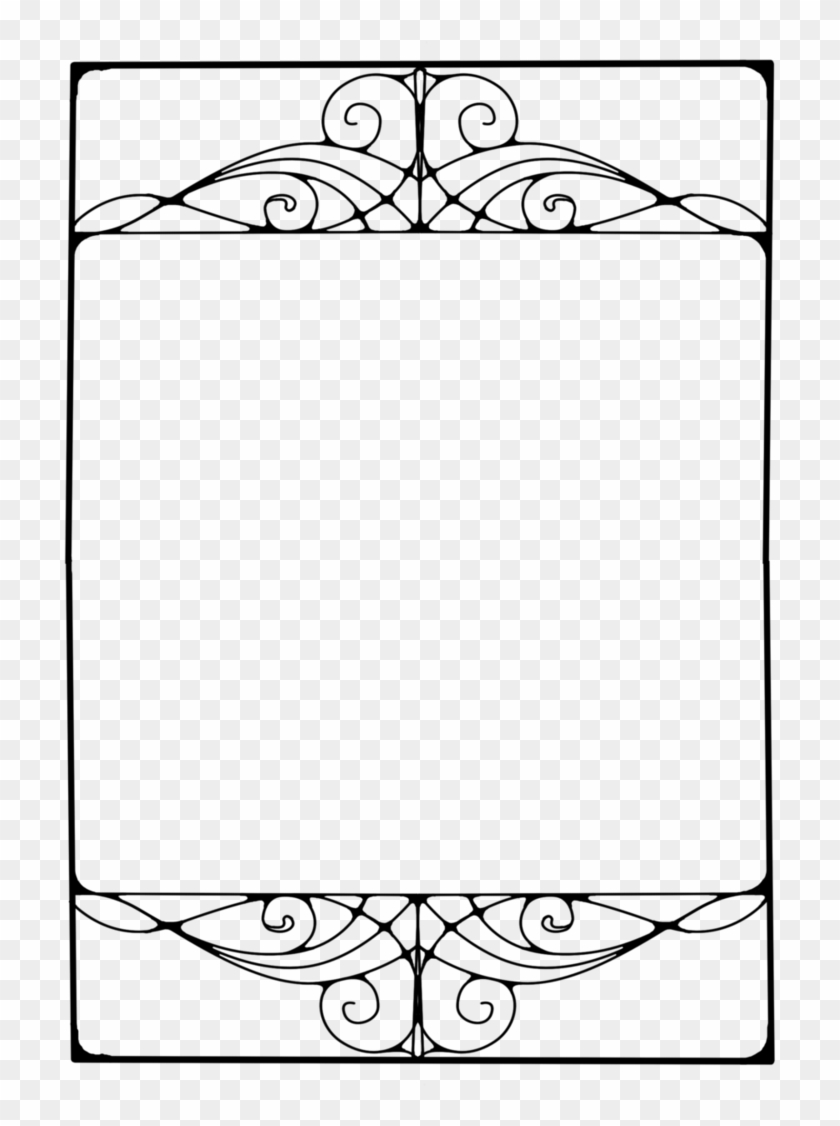 521 Nouveau Frame 08 By Tigers-stock On Clipart Library - Frame Art Deco Png Transparent Png