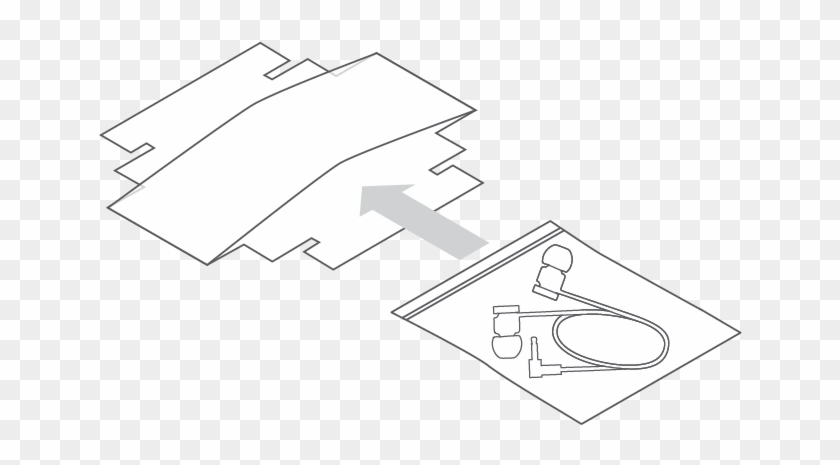 Slip The Bag Under The Protective Film Attached To - Illustration Clipart #1275675