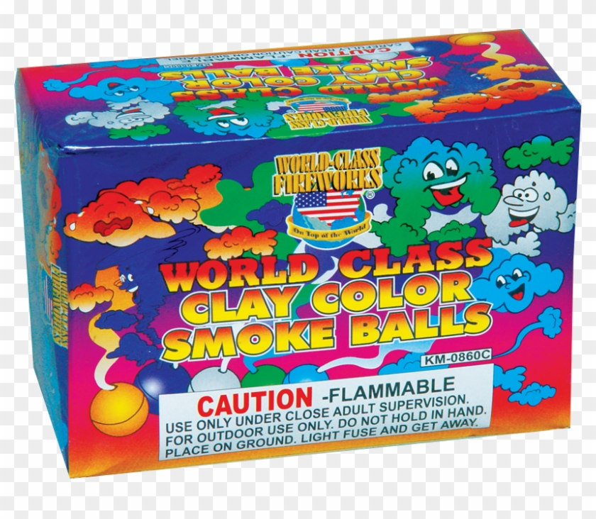 World Class Clay Color Smoke Balls- 8052530200216 - Smoke Balls Fireworks Clipart