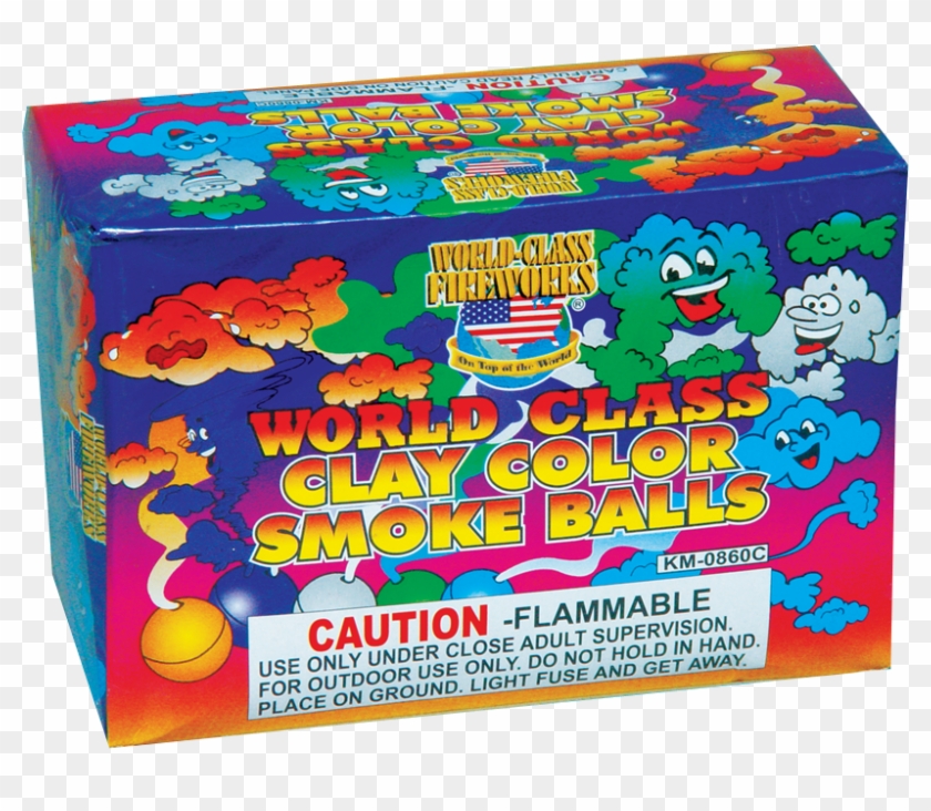 World Class Clay Color Smoke Balls- 8052530200216 - Smoke Balls Fireworks Clipart #1275677