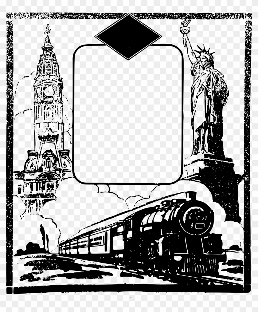 2067 X 2400 2 - Train Frame Png Clipart