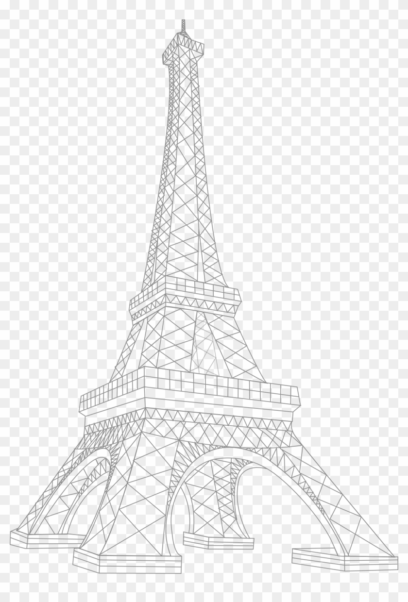 Torre Eiffel Png - White Eiffel Tower Png Clipart