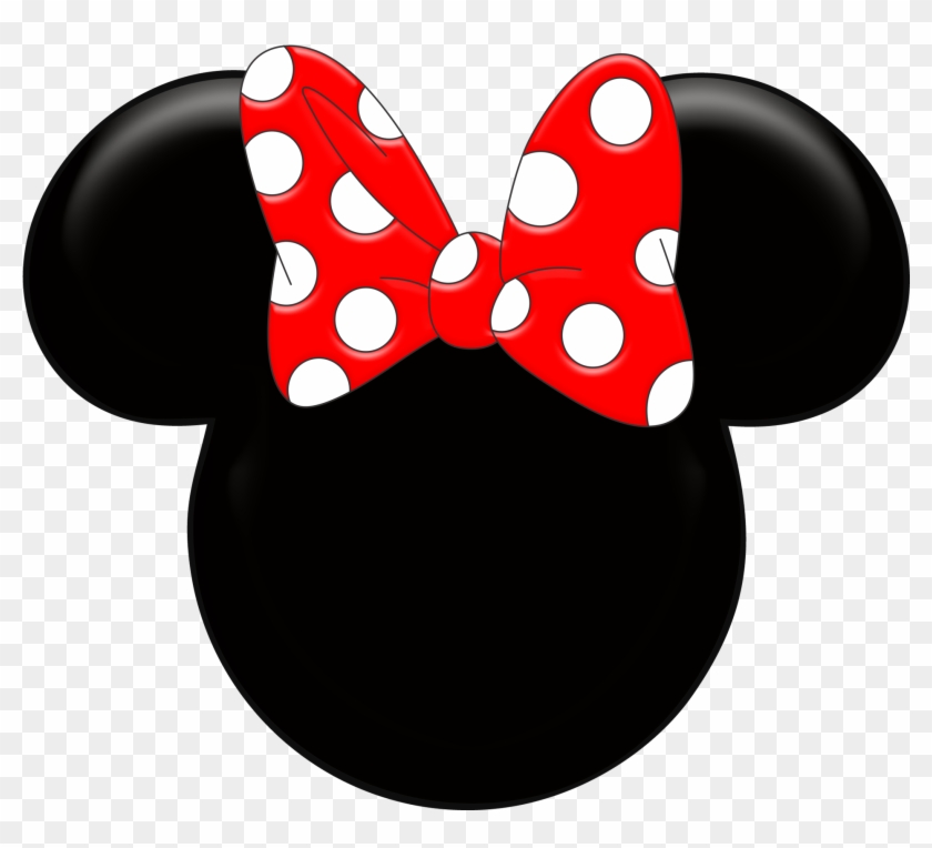 Red Minnie Mouse Wallpaper Kit Digital Minnie Mouse - Cabeça Da Minnie Vermelha Clipart