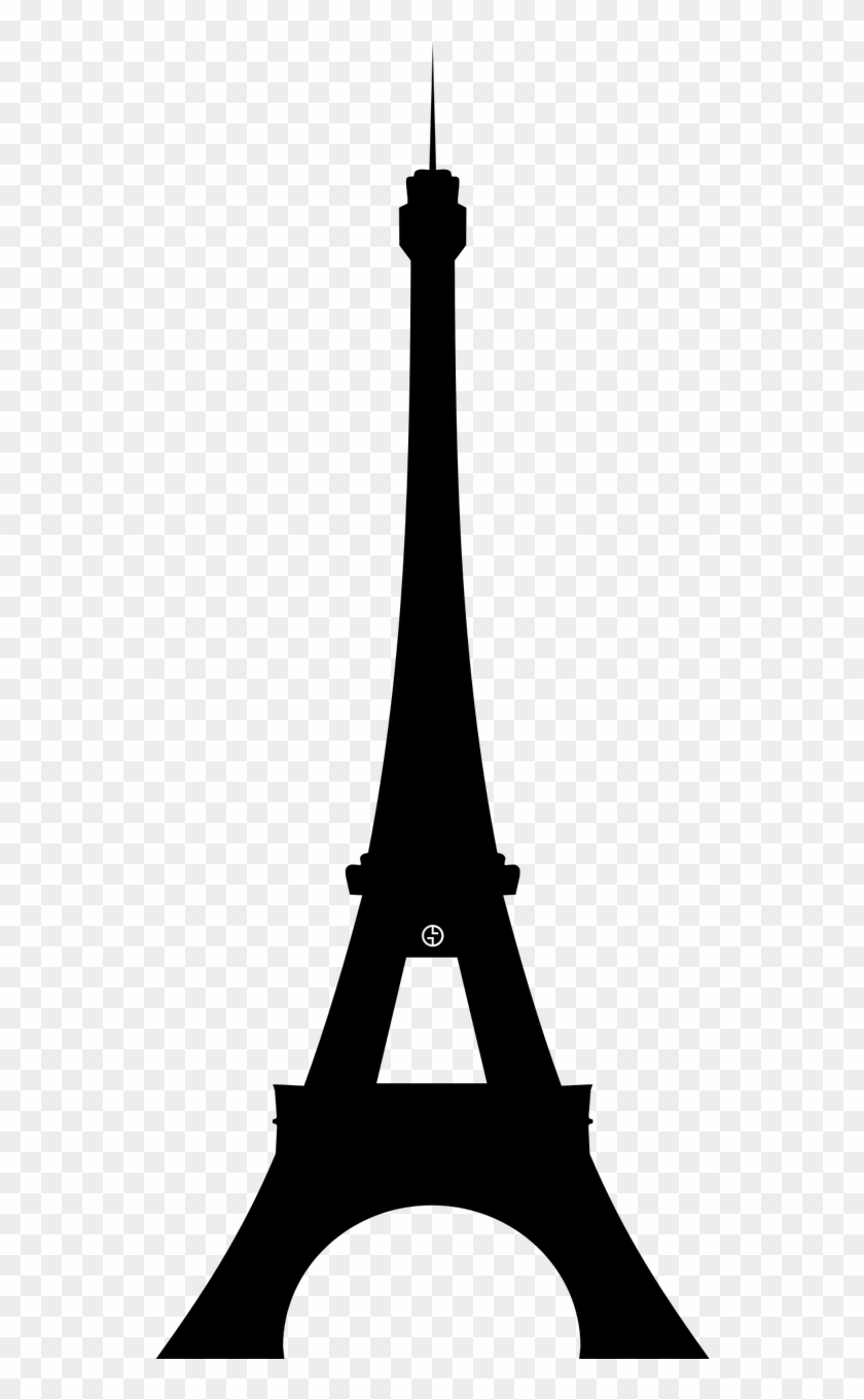 Monument,eiffel Tower,france,free Vector Graphics,free - Eiffel Tower Clip Art Silhouette - Png Download