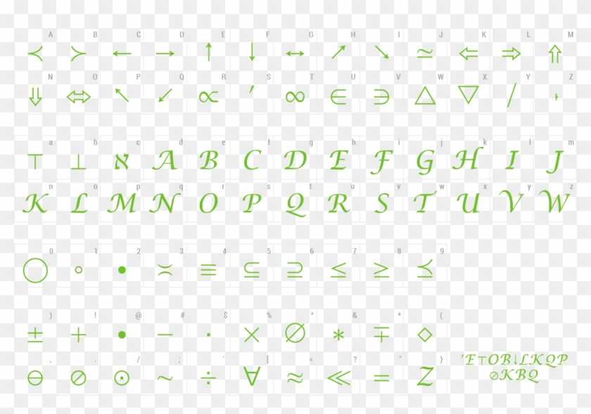 Font Math Symbol Preview - Lucida Calligraphy Clipart