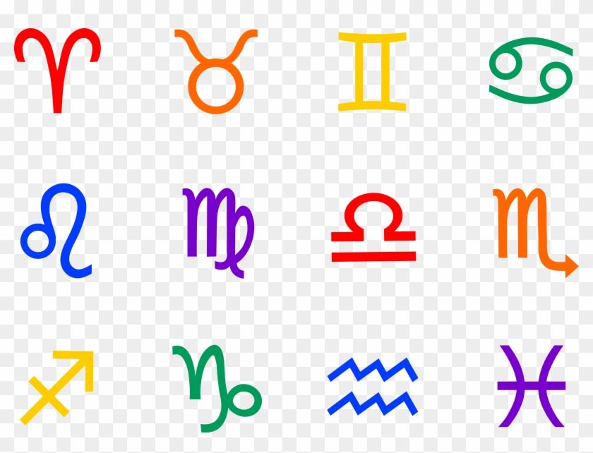 Zodiac Cliparts - Free Zodiac Signs Vector - Png Download #1276223