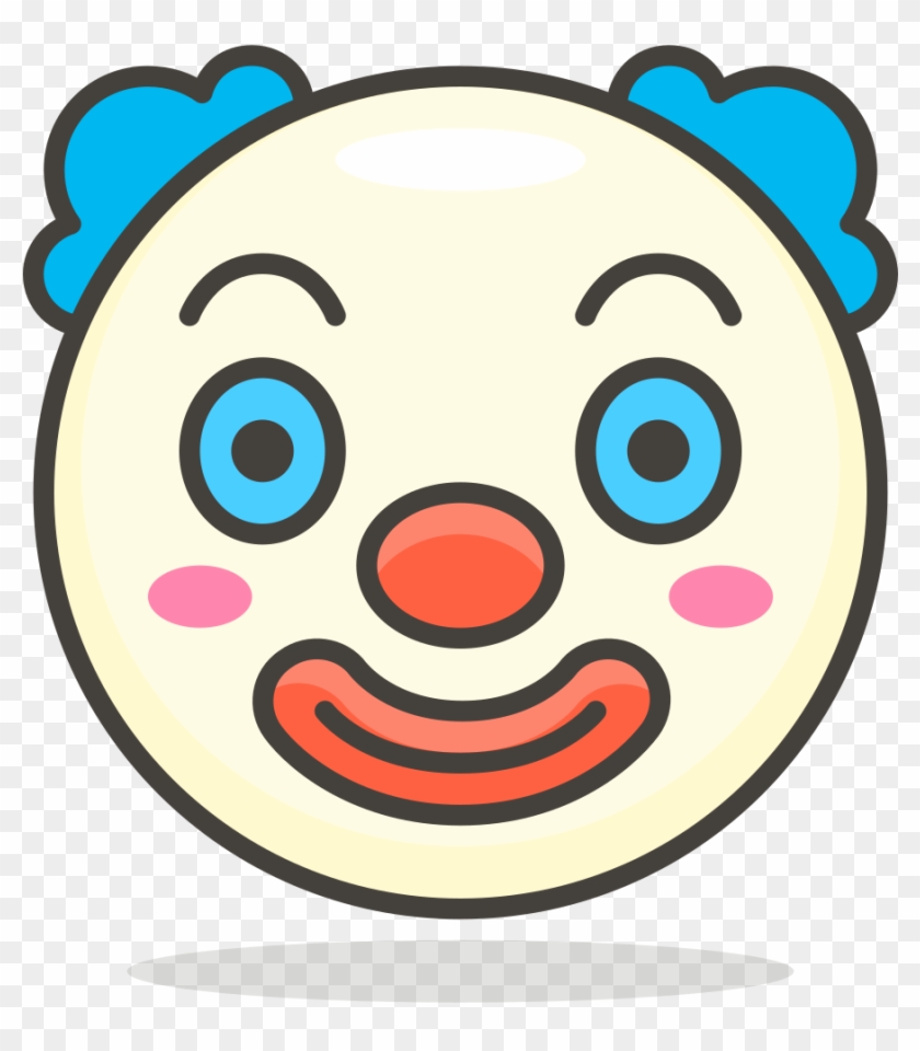 079 Clown Face - Clown Face Clipart #1276331