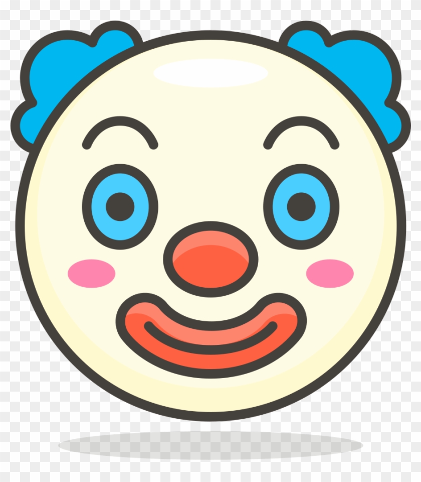 079 Clown Face - Clown Face Clipart