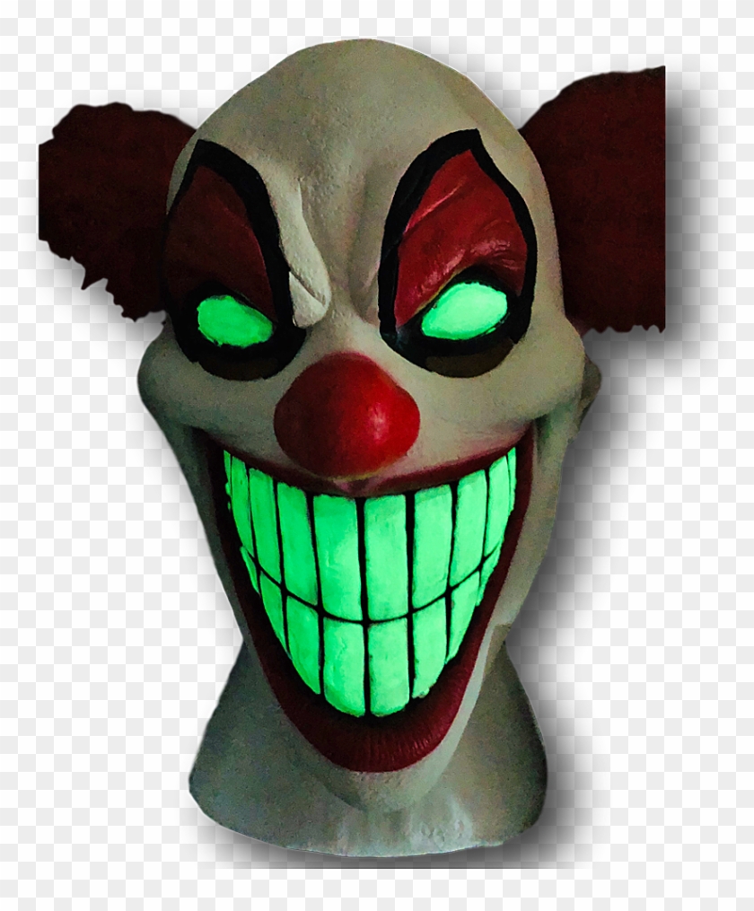 Chester The Evil Clown Mask, Glow In The Dark , Png Clipart #1276363