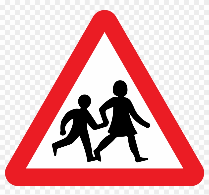 Traffic Signs Png - School Crossing Road Sign Clipart