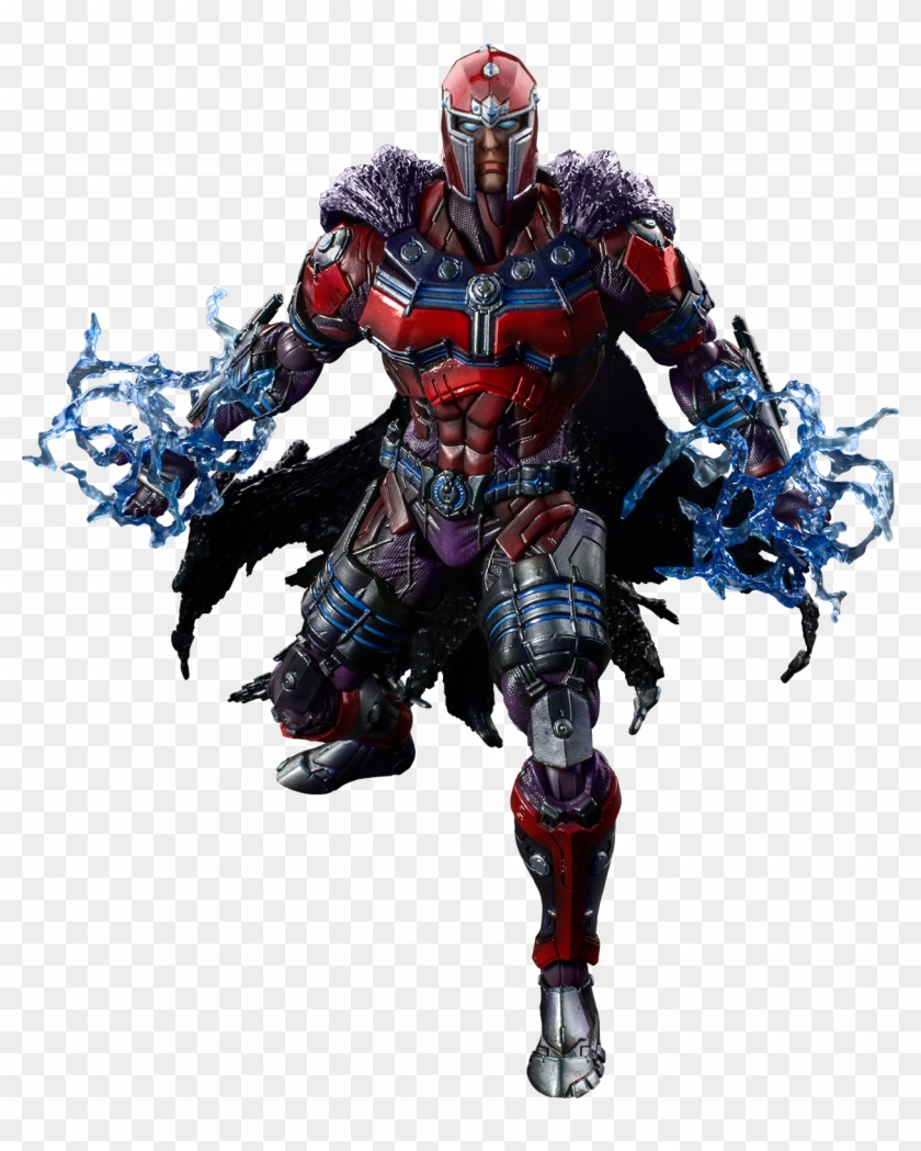Magneto Play Arts Kai 10” Action Figure - Magneto Play Arts Kai Clipart