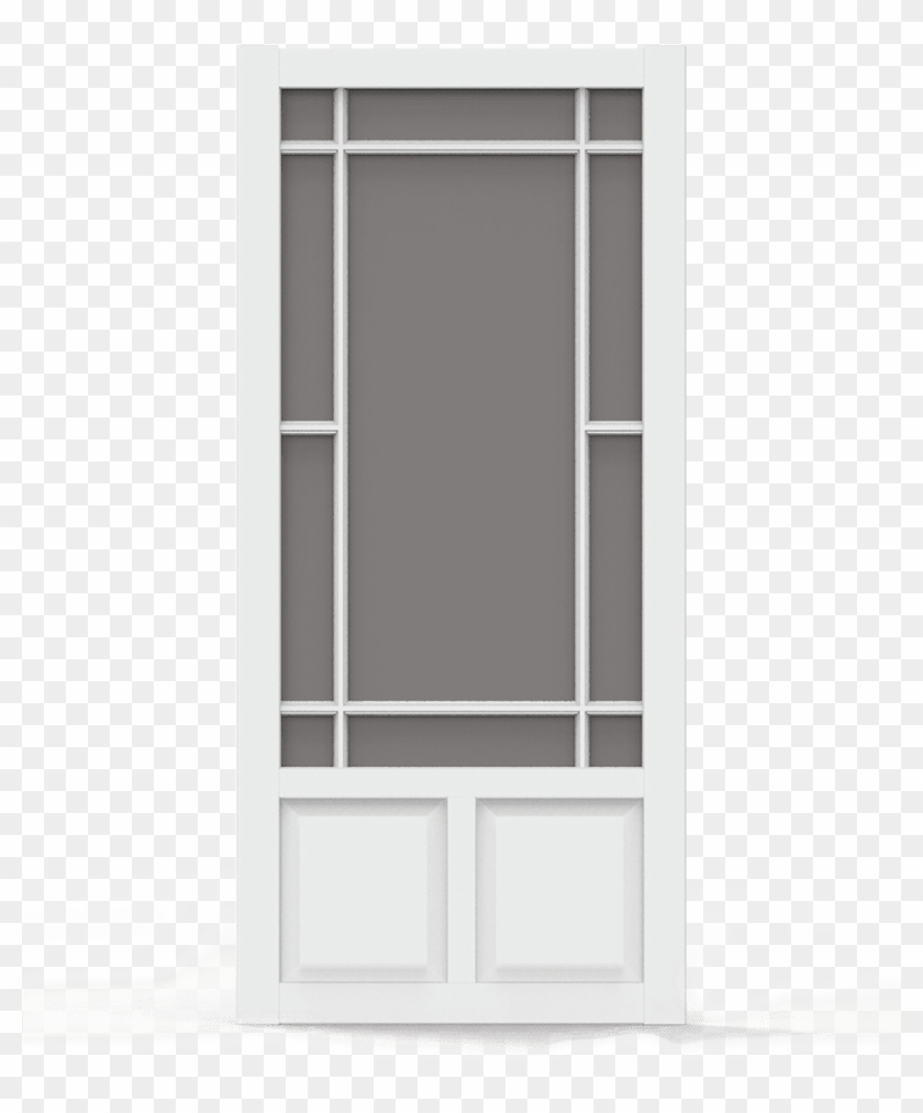 Prairieview White Vinyl Screen Door - Screen Door Transparent Clipart