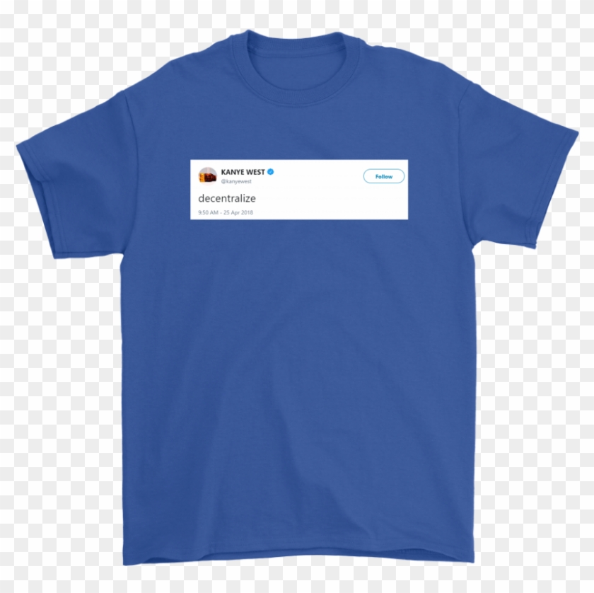 Kanye West Decentralize Short Sleeve T-shirt - T-shirt Clipart #1277615