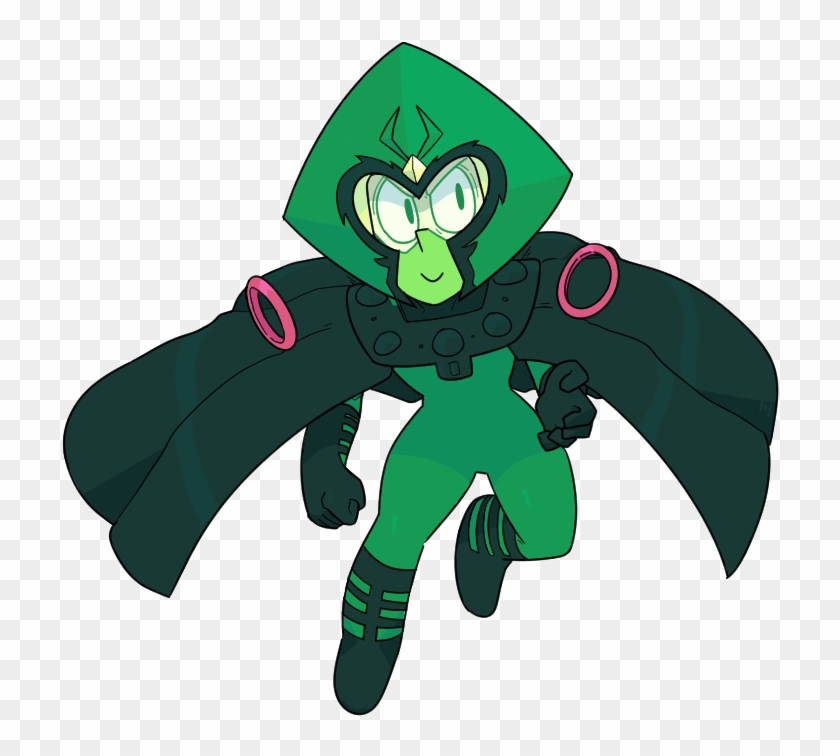 Magneto Green Vertebrate Fictional Character Leaf Horse - Steven Universe Peridot Is Magneto Clipart #1277622