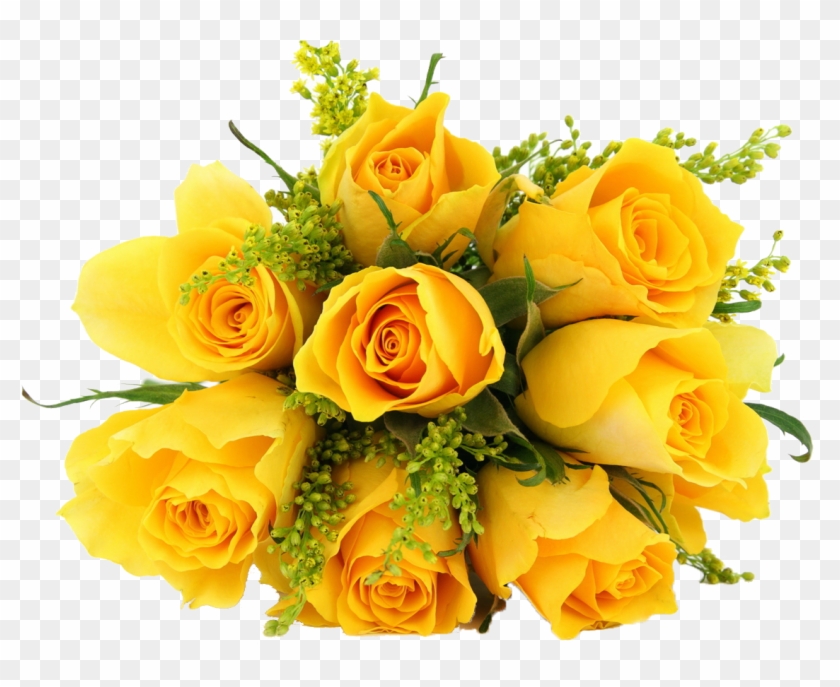 1200 X 1200 23 - Yellow Flowers Bouquet Png Clipart