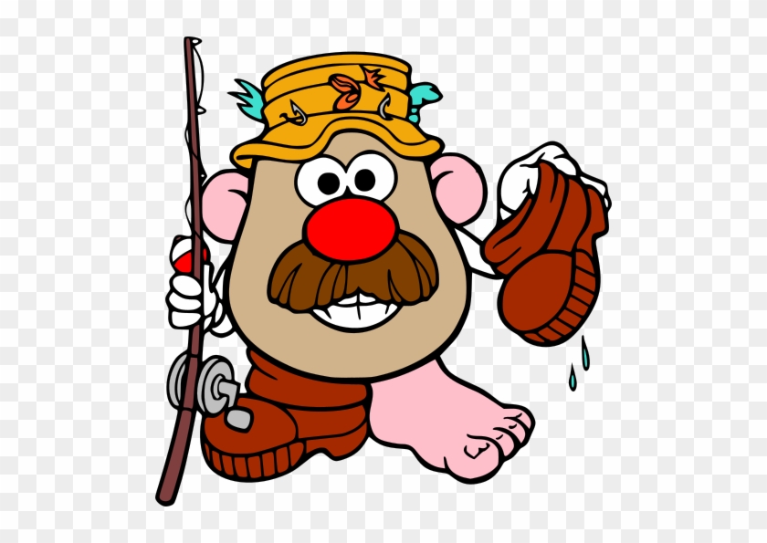 Mr Potato Head Fishing1 - Mr Potato Head Clipart