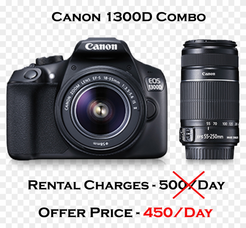 Canon 1300d - New Canon Eos 1300d Rebel T6 Dslr Wi Fi Camera With Clipart