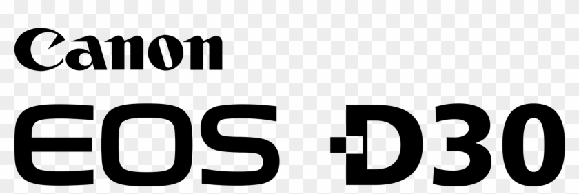 Canon Eos D30 Logo Png Transparent - Canon Clipart