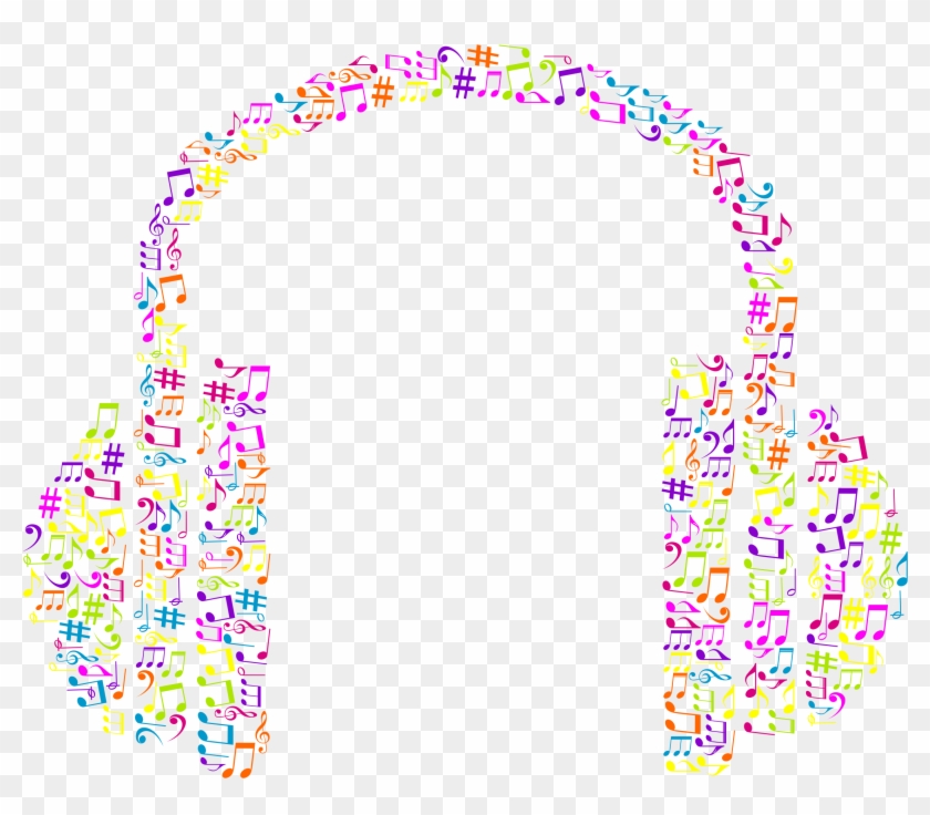 Clipart Colorful Music Notes Clipart No Background - Png Download