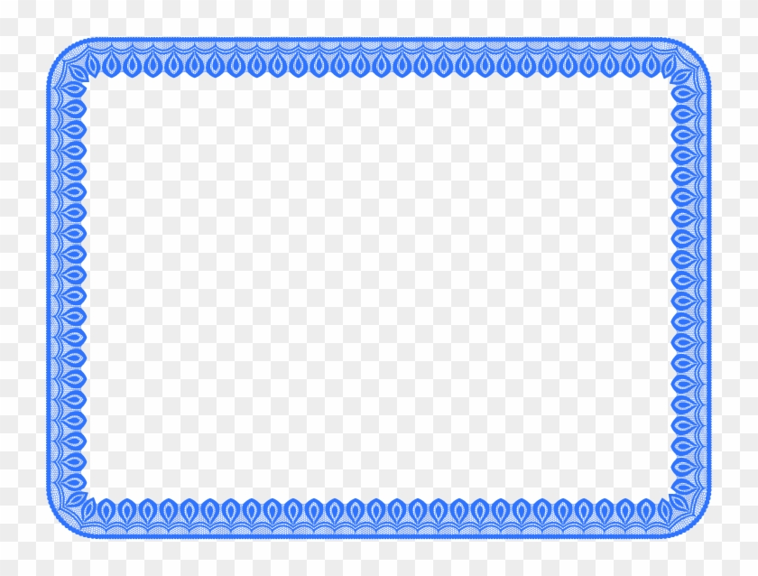 Baptism Border Png - Blue Baby Frame Png Clipart #1279037