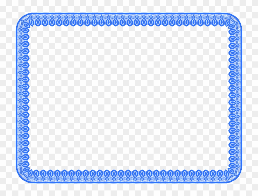 Baptism Border Png - Blue Baby Frame Png Clipart