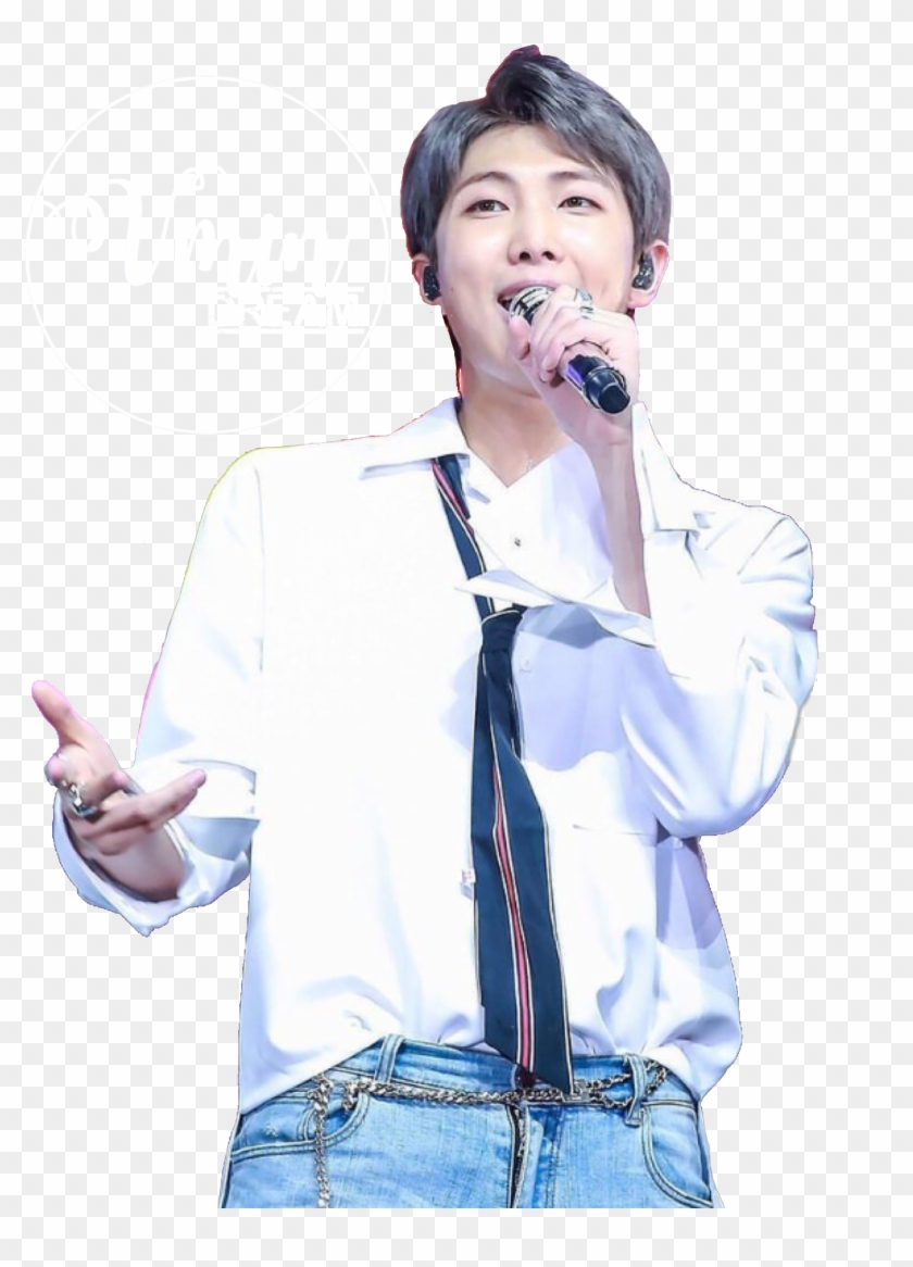 Render Png Kpop Bts Btsrm Rm Kimnamjoon Singing Smile Clipart