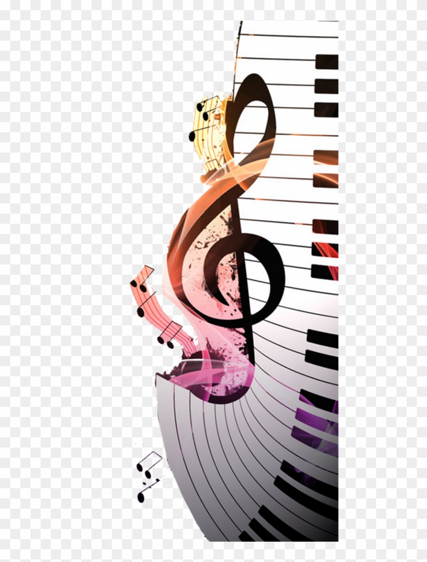 #mq #music #notes #border #borders - Concert Invitation Background Clipart