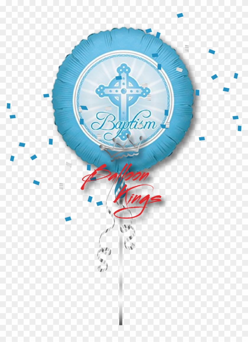 Boy Baptism - Baptism Balloons Png Clipart