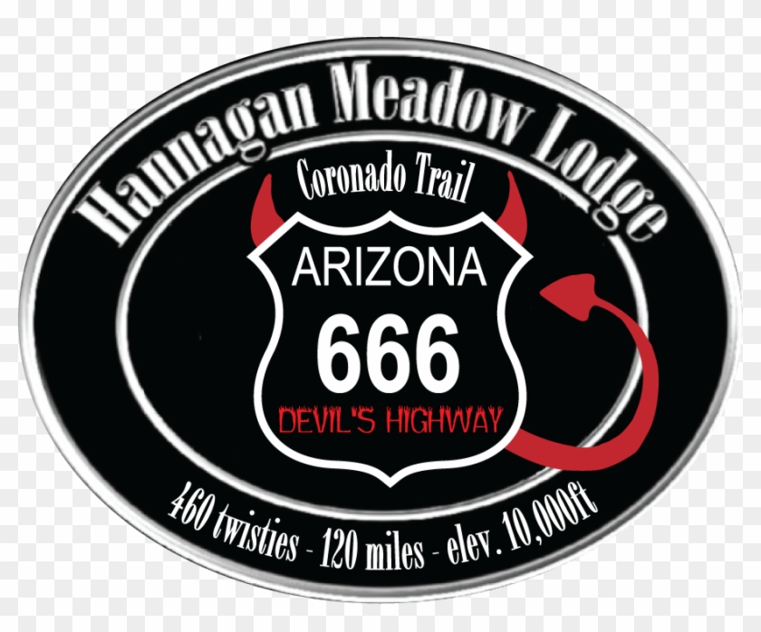 Highway 666 Logo Devil's Highway - Label Clipart