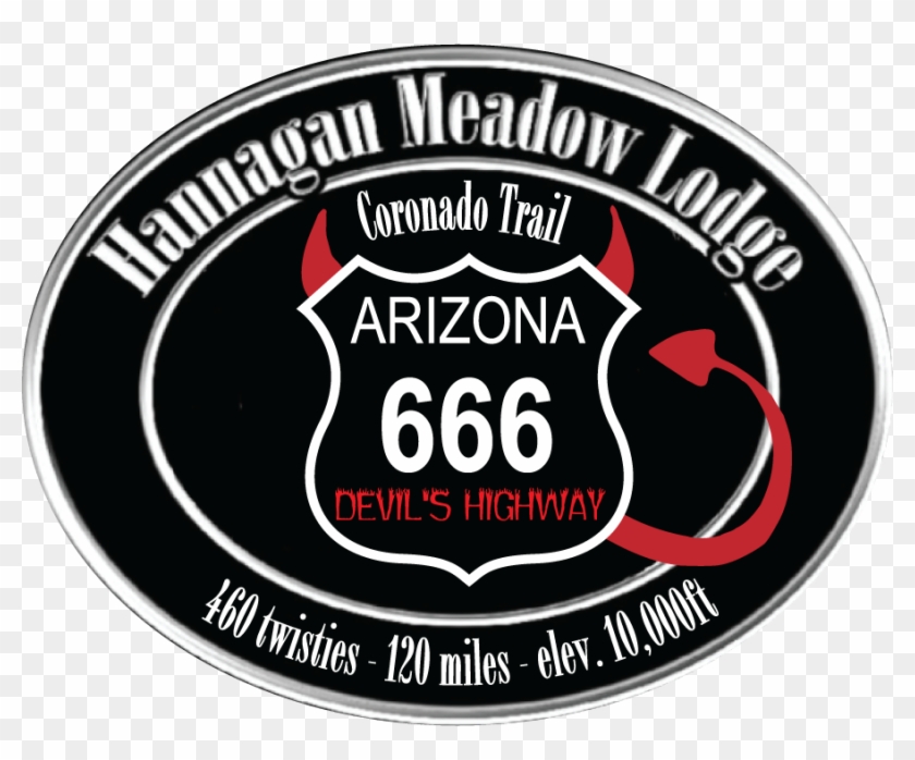 Highway 666 Logo Devil's Highway - Label Clipart #1279290