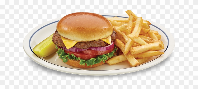 Hamburger French Fries Breakfast - Ihop Burger And Fries Clipart