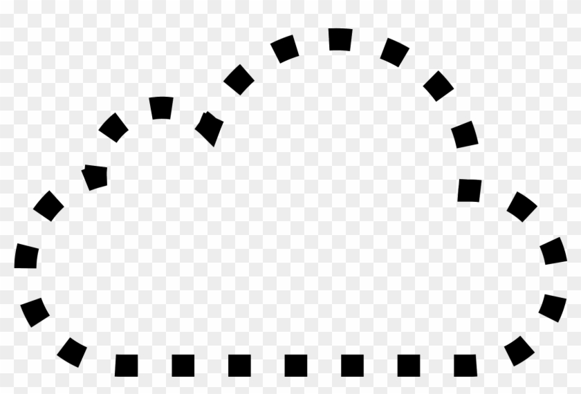 Dotted Cloud Filled Icon Clipart