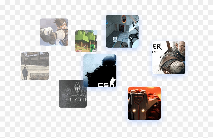 Proprietary Streaming Technology Delivers Sub 10ms - Collage Clipart