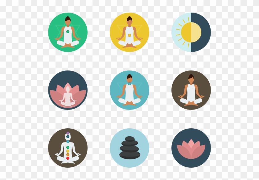 Free Yoga Symbol Png - Yoga Icon Png Transparent Clipart #1280516